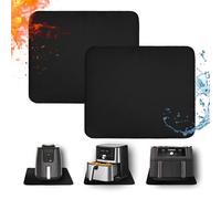 2 tapis résistants à la chaleur 30 x 45 cm – 1 mm, tapis de protection thermique pour friteuses à air chaud, tapis ignifuge pour plans de travail de cuisine, hydrofuge et oléofuge, facile à nettoyer, 