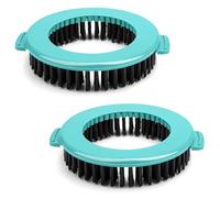 2 Têtes de Rechange pour Balai à Récurer Leifheit Clean Twist Disc Mop Ergo | Poils Durs et Ronds, Nettoyage Intensif pour Sols, Cuisine et Salle de Bain