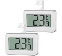2 Thermomètre Numérique Mini, Thermometre Congélateur, Thermometre Frigo Digital