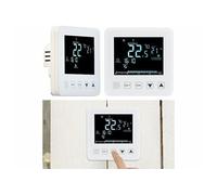 : 2 thermostats muraux pour plancher chauffant, LCD, programmables