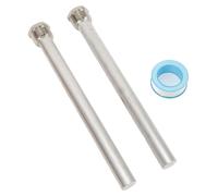2 tiges d'anode pour chauffe-eau de camping-car, dimensions 18 x 235 mm, filetage NPT de 0,75 pouce. Ces tiges d'anode protectrices pour chauffe-eau de camping-car préviennent la corrosion et prolonge