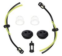 2 TUYAU DURITE FILTRE A ESSENCE UNIVERSEL | DÉBROUSSAILLEUSE, TONDEUSE, TAILLE HAIE, COUPE BORDURE ETC... | REMPLACEMENT COMPATIBLE AVEC SCHEPPACH TITAN STIHL ALPINA WOODSTAR ETC…