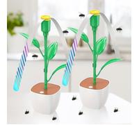 2 Ventilateurs Anti-Mouche Pliables - Portable/Table/Suspendu - Intérieur/Extérieur/Cuisine/Camping/Fêtes QIEDOVIEY