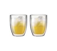 Bodum 10605-10 Bistro Set de 2 Mugs Jumbo Double Paroi Verre Transparent 0.45 L