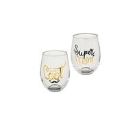 2 Verres pour parents : Super Mom & Daddy Cool