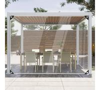 2 x 2.5M Bâches transparentes en PVC résistant, imperméables, anti-poussière, résistantes aux UV, indéchirables, résistantes au vieillissement pour serre, terrasse, jardin, pavillon - Bâche extérieure