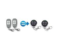 2 X AAM0049 - LOT 2 TELECOMMANDES COMPATIBLES SCS Sentinel Apres 2015 - TELECOMMANDE DE Portail CONTROLGATE AAM0049 Grise