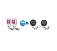2 x AAM0084 - LOT 2 TELECOMMANDES COMPATIBLES SCS Apres 2015 - TELECOMMANDE DE Portail Compatible CONTROLGATE Fuschia AAM0084