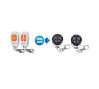 2 X AAM0094 - LOT 2 TELECOMMANDES COMPATIBLES SCS Apres 2015 - TELECOMMANDE DE Portail Compatible CONTROLGATE AAM0094 Orange