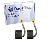 2 x balais de charbon pour de nombreux outils électriques DeWalt (par ex. marteau perforateur, marteau burineur, etc.) Crayons de charbon de moteur 5,2 x 9,5 mm