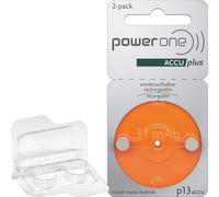 Power-One Batterie appareils auditifs ACCUplus P13 Ni-MH 1,2 V 30 mAh Blister 2 pièces