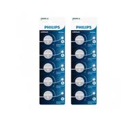2 X Blister de 5 Philips CR2016 -