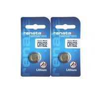 2 x CR1632 3 V Batterie au Lithium Renata fabriquée en Suisse Montre adget