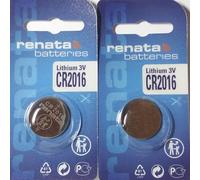 2 x CR2016 batterie au lithium 3 V Pile Renata fabriquée en Suisse montre adget