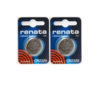2 x CR2320 Batterie au lithium 3 V Pile Renata fabriquée en Suisse montre adget