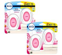 2 X Duo Pack Febreze Désodorisants Blütenhauch Bain Et Wc Parfum Dosateur de