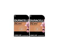 2 x Duracell 376/377 (2 blisters de 1 batterie) 2 batteries (SR626/V377/V376/SR66/SR626W/SR626SW)