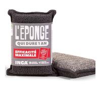 2 X Eponges Réutilisables Lavables - Très Efficaces, Ne Rayent Pas - Fabriqué en Europe - Éponge Lavable Qui Dure 1 an.
