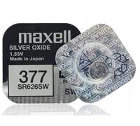 2 x Maxell 377 SR626SW Oxyde d'argent 0% mercure Piles de montre [Lot de 2]