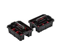 2 x porte-outils boîte à outils en plastique noir porte-outils 40 cm