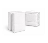 2 X Protege Matelas Impermeable Respirant Anti Acariens Ajustable 150x200 cm