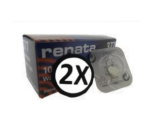 2 x Renata Pile de Montre 0% Mercure Oxyde d’Argent, 399 (SR927W)
