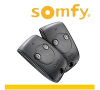 2 x SOMFY 2-Kanal Handsender Keytis 2 RTS für Garagentore Hoftorantriebe 1841026