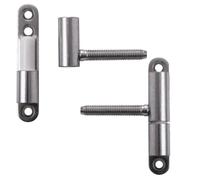 2 x SOTECH Charnière de Porte Fiche à Percer 15 x 83 mm avec Pivot M8 x 47 mm Paumelle à Visser Acier galvanisé