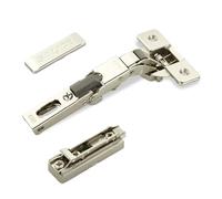 2 x SOTECH charnières universelles Salice 110° perçage T45 pour portes arrondies, à recouvrement et profilées plaque de montage linéaire hauteur 6 mm
