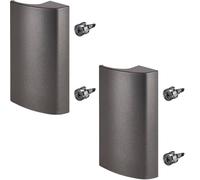 2 x SOTECH Poignée de porte de balcon SEJA II Aluminium anthracite 85 x 40 x 20 mm Poignée de porte de terrasse