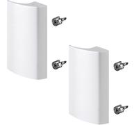 2 x SOTECH Poignée de porte de balcon SEJA II aluminium blanc 85 x 40 x 20 mm Poignée de porte de terrasse
