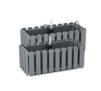2 x supports de boîte à fleurs 40 cm indicateur de niveau d'eau boîte de balc...