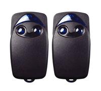 2 x télécommande de porte de garage électrique Flo2r-s 433,92 MHz à 2 boutons, compatible avec la télécommande de porte de garage