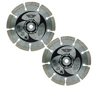2 x TopsTools CS115D Lames de scie à pointe diamantée 115 mm 9,5 mm compatibles avec Worx WorxSaw XL Worx WX427 WX429 WX437 WX439 WX531 400 W 700 W