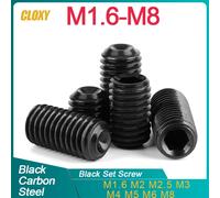 20/ 10/ 5/ 2 pièces M1.6 M2 M2.5 M3 M4 M5 M6 M8 Grade 12.9 acier au carbone en acier allié vis à douille hexagonale vis sans tête DIN916