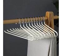 20/10/5 pièces Cintres à pantalon économisant l'espace, extrémités ouvertes, cintres à pantalon en métal antidérapants pour hommes et femmes. Organisateur de rangement pour vêtements, leggings, pantal