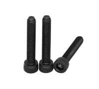 20-200 Pièces M1.4 .6 M2 .5 2/3/4/5/8/10/15/20-50mm DIN912 12.9 Grade Acier Filetage Complet Hexagone Intérieur À Six Pans Creux Vis Tête Cylindrique(100Pcs M2x22)