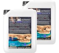 20,30 kg DIPOXY-2K-700EXPERT Résine époxy 2K jusqu'à 15 cm Résine de laminage EP de qualité professionnelle transparente et à faible odeur Résine de coulée époxy UV pour bois, table, sol, aquarium
