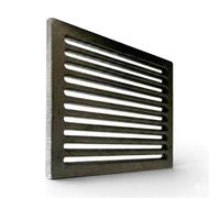 20,5 x 23,5 x 1 cm - Grille de Cendres en Fonte pour Cheminée et Poêle | Résistante aux Hautes Températures | Fonte Durable | Pour Foyer, Insert et Poêle à Bois | Facilite l'Évacuation des Cendres