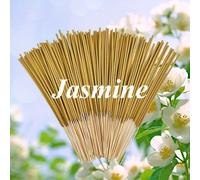 20/50/100/200 pièces Bâtons d'encens de jasmin, 22 cm, convient pour le yoga et la méditation, purifie l'esprit, élimine l'énergie négative 20 bâtons,100 pièces,50 bâtons,200 piècesBambou