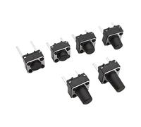 20/50/100Pcs Tactile Switch Momentary Tact DIP Switch 2Pin 6 x 6mm Touch Push Button Switch High 5mm 6mm 7mm 8mm 9mm NWPNLXEA(6x6x8mm,20Pcs)