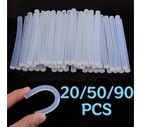 20/50/90pcs Mini bâtons de colle thermofusible, bâtons de pistolet à colle transparents, convenant pour le métal, le bois, le verre et autres matériaux DIY, arts, artisanat et projets scolaires, adhés
