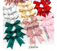 20/50 pièces Grands nœuds en ruban de satin colorés, nœuds en forme de queue pour décorations artisanales DIY, emballage de cadeaux, décorations de fête d'anniversaire, accessoires pour la tête, acces