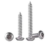 20-50pcs 304 Vis Torx En Acier Inoxydable/vis Autotaraudeuses À Tête Plate Broche De Sécurité Inviolable Star Drive M2.9 M3.5. M4.8(Pan Head 13mm,M4.8-20pcs)