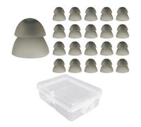20 Accessoires Pour Aides Auditives, 1 Étui De Rangement, Bouchons D'Oreille Dôme, Accessoires Pour Bouchons D'Oreille Double Couche, Remplacements De Bouchons D'Oreille