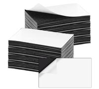 20 bandes magnétiques rectangulaires autocollantes ultra-fines, retrait sans résidus, adaptées aux réfrigérateurs, aux murs et aux travaux manuels DIY 20pcs
