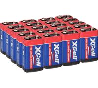 20 batteries lithium XCell 9V, bloc de 1200mAh, pour détecteurs de fumée – compatibles avec les détecteurs de fumée et les systèmes de sécurité