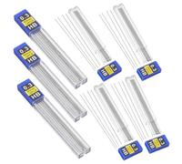 20 Boîtes Plombs Hb 0,3mm en Résine pour Porte-mine, Noirs et Effaçables | Boîte Rigide Couvercle Bleu, Transport Pratique, Tracés Foncés Solides pour Étudiants, Artistes, Bureau et Plans