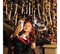 20 Bougies LED Flottantes Harry Potter avec Télécommande Baguette Magique, Bougies Sans Flamme à Scintillement, Fonctionne avec Piles AAA, Décoration Magique pour Fête Noël Halloween, Cadeau pour Fans