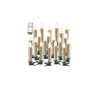 : 20 bougies LED sans fil XMS-35.r - Doré